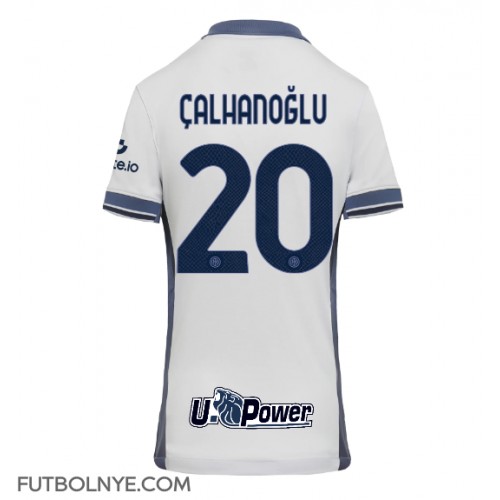 Camiseta Inter Milan Hakan Calhanoglu #20 Visitante Equipación para mujer 2024-25 manga corta